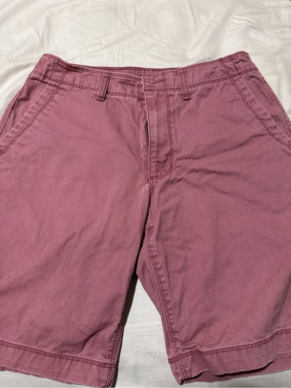 Old Navy Men's Rosewood Flat-Front Cotton Shorts